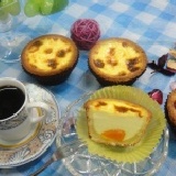 品香麻糬蛋塔(起司麻糬) 逢甲夜市瘋狂蛋塔