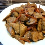 ~ 幸福素食小館 ~ 醬爆腰花杏鮑菇 『下飯家常菜 170g 嚐鮮價』 特價：$30