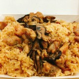 古早味木桶麻油雞油飯