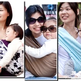 UNA無環背巾．精選彈性系列 簡單.親密.時尚.輕巧.柔軟.舒適.無扣環哺乳揹巾