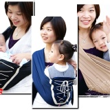 《UNA無環背巾．Vest Sling馬甲背巾》 哺乳揹巾．簡單.親密.時尚.輕巧.舒適.無扣環