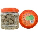 大粒水里話梅紅蓋桶裝 600g/桶 (代號:S03)