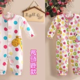 ☆可愛屋童衣舖☆【WB044】 美單可愛動物刺繡圖案長袖連身衣-2款 3-12M