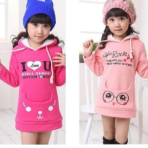 3981冬季新品加羊羔絨保暖連帽系長版衣 特價：$230