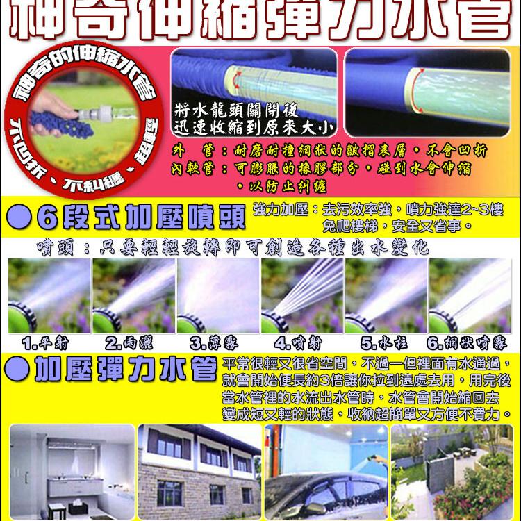 神奇彈力伸縮水管+噴槍~5m清潔組2入組