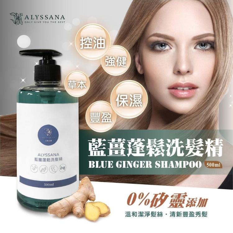 免運!【ALYSSANA】 藍薑蓬鬆洗髮精500ml 500ml (4入,每入369.7元)