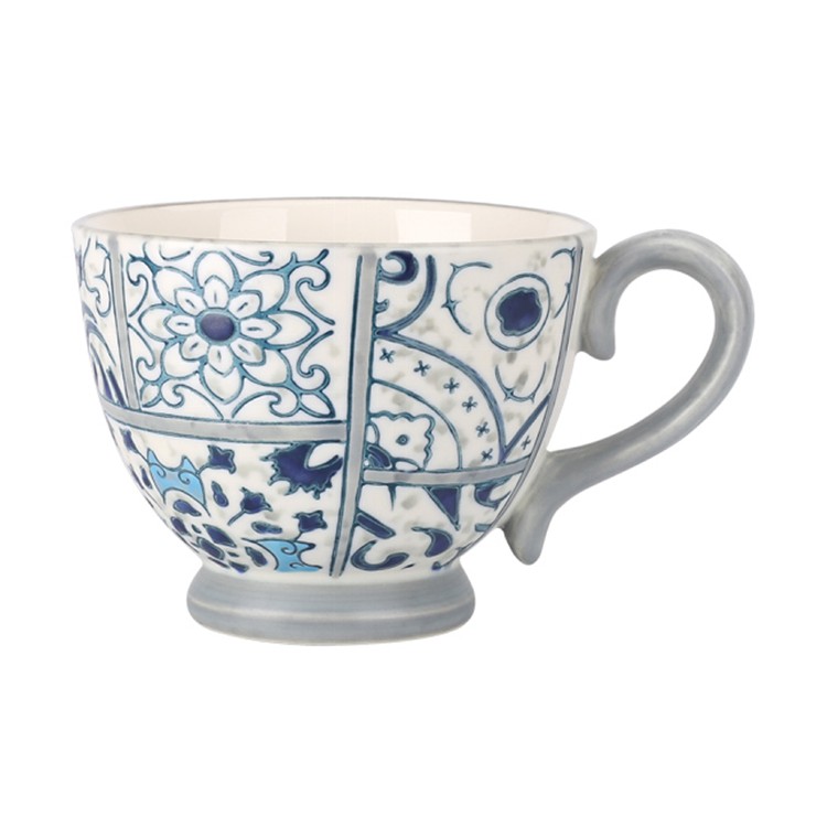 【JOYYE】花如玉手繪C把杯(任選)