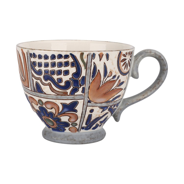 【JOYYE】花如玉手繪C把杯(任選)