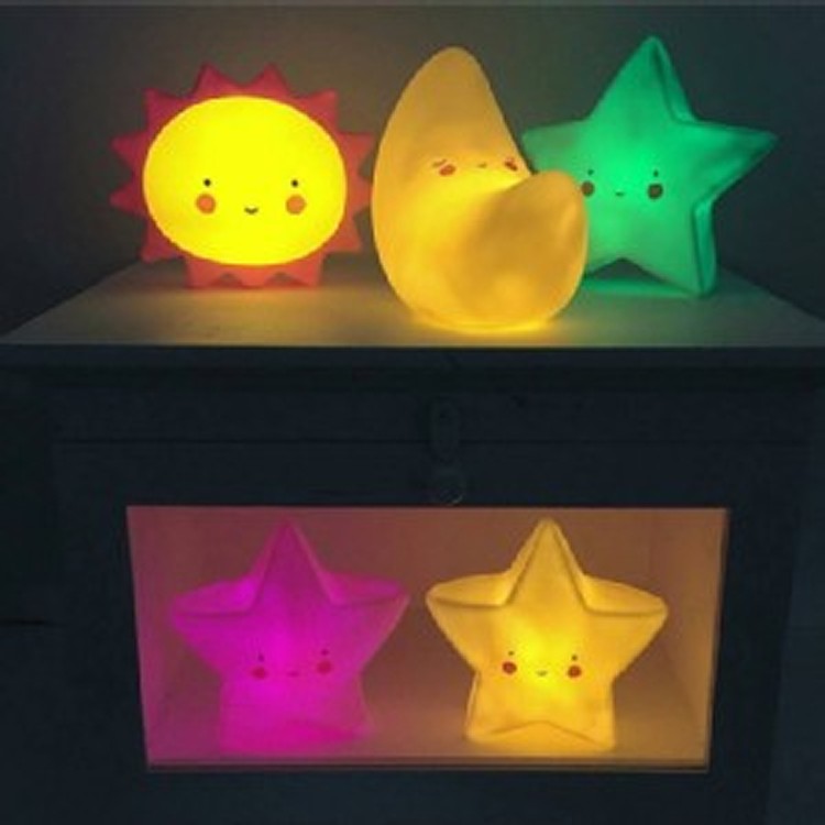 療癒系~萌萌夢幻~星星小夜燈~LED升級版