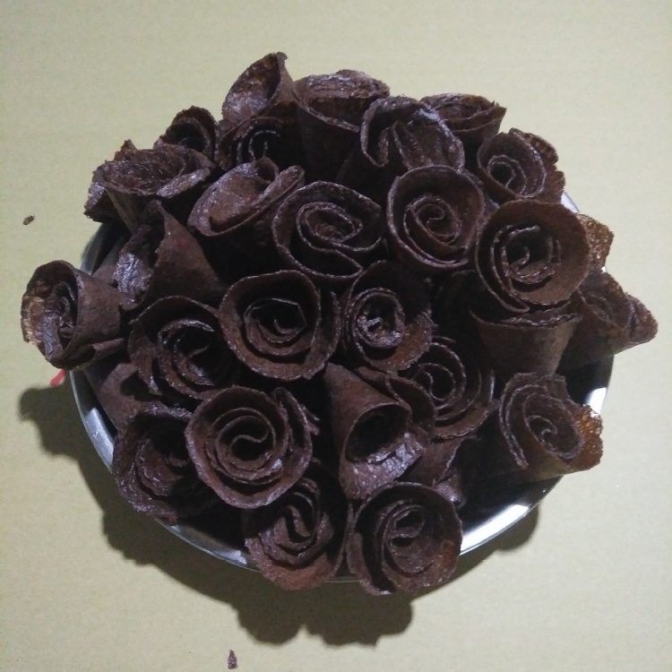玫瑰捲餅 - 巧克力