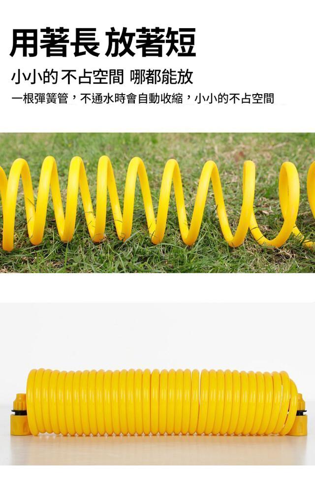用著長 放著短，小小的不占空間 哪都能放，一根彈簧管,不通水時會自動收縮,小小的不占空間。