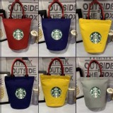 帆布手提圓桶包（缺色則隨機）