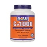美國NOW 天然維他命C-1000玫瑰果(250顆) 長效型