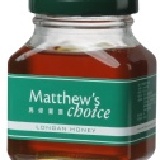 馬修嚴選 龍眼蜂蜜 深沈的琥珀色澤，具有甜美的龍眼花香、滋味溫純而不濃豔、風味淡雅且圓潤、入口滑潤香甜