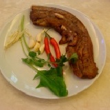 祥祥功夫炒飯館，炒飯真的不好吃、日式の鹹豬肉真的不好吃。 鹹豬肉 豬肉 肉 特價 促銷價 團購價 來店試吃 主購者揪買16份可以選一份泡菜或鹹豬肉For fr 特價：$120