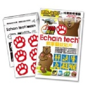 Echain Tech 熊掌 長效驅蚊貼片(1包/60片)