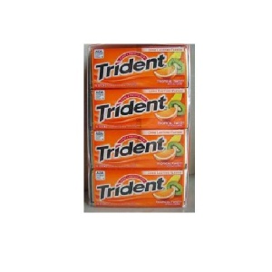 美國Trident口香糖(熱帶水果)(1大盒-內含12小盒)