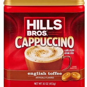 美國HILLS BROS卡布奇諾混合即溶咖啡粉
