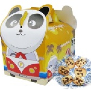 可愛的貓熊禮盒-葡萄乾手工餅乾300g 禮盒
