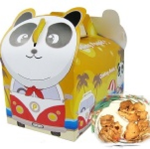 可愛的貓熊禮盒-蔓越莓手工餅乾300g