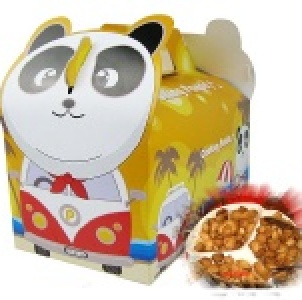 可愛的貓熊禮盒-檸檬雞肉麥片手工餅乾300g