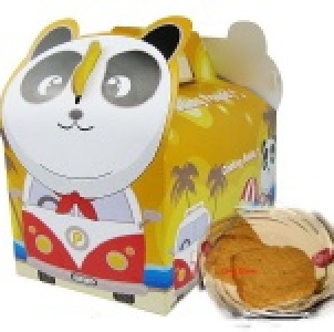 可愛的貓熊禮盒-起士麥片手工餅乾 300g