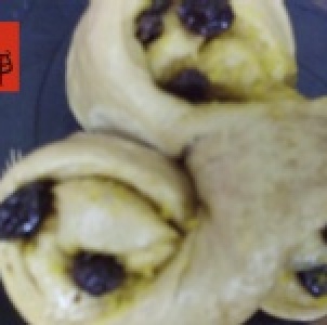 黑糖奶酥葡萄捲
