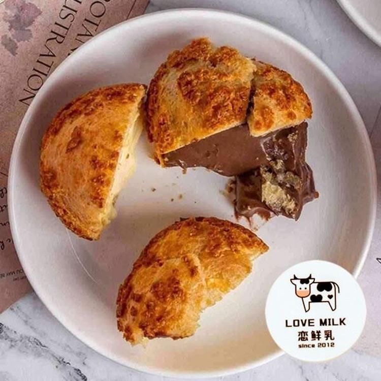 台北名店【戀鮮乳x初鹿鮮奶冰火泡芙】(2入/盒)