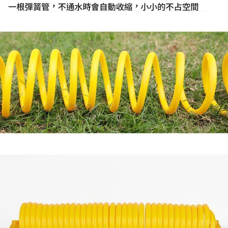 【CityStar】高壓洗車水槍彈簧水管組 10M