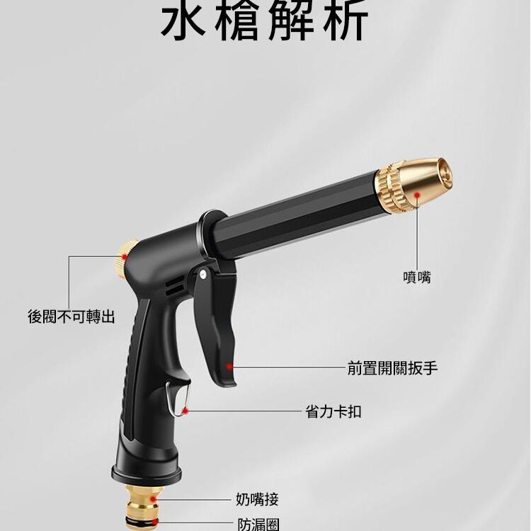 【CityStar】高壓洗車水槍彈簧水管組 10M