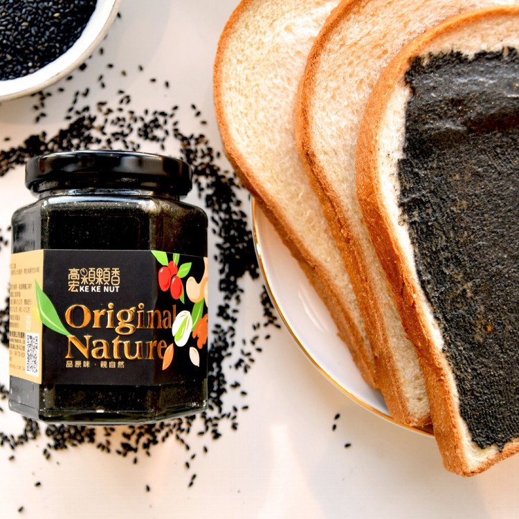 【高宏顆顆香】無糖台灣純黑芝麻醬(250g)