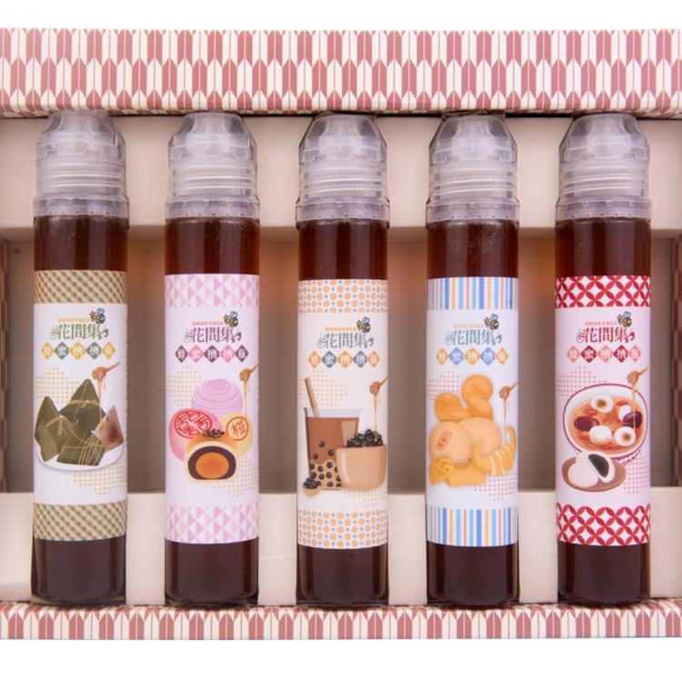 【花間集】台灣蜂蜜 台灣經典美食 蜂蜜擠擠瓶禮盒