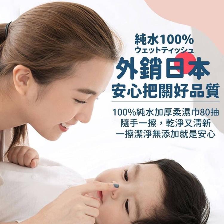 【寢室安居】掀蓋式100%純水加厚濕紙巾-12入組