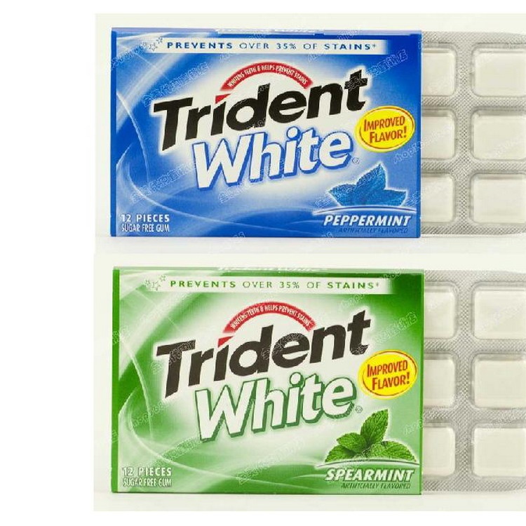 美國Trident White口香糖，3盒為一單位