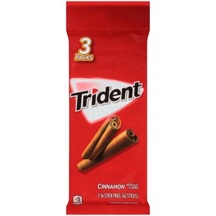 美國Trident口香糖,3盒一單位