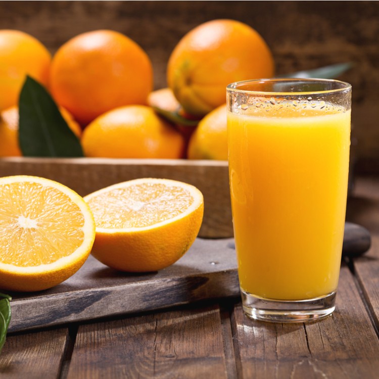 100%鮮榨柳橙天然果汁