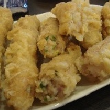 手工製作蝦捲,吃的到蝦仁的鮮甜度 香酥脆口感搭嫩薑和泰式酸辣醬最對味１盒２０條(冷凍宅配) 特價：$130