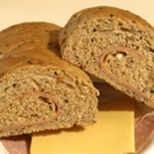 無油無糖全麥麵包 - 素火腿起士