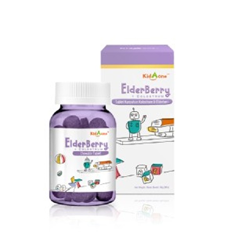 KidAone 黃金初乳木莓錠 (60錠)