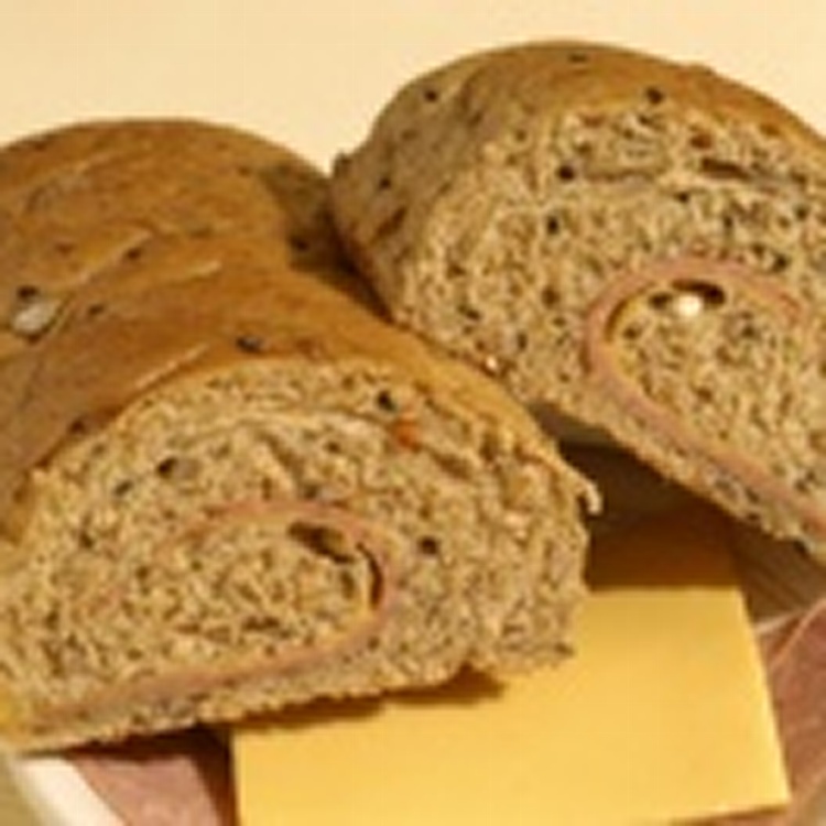 無油無糖全麥麵包 - 素火腿起士