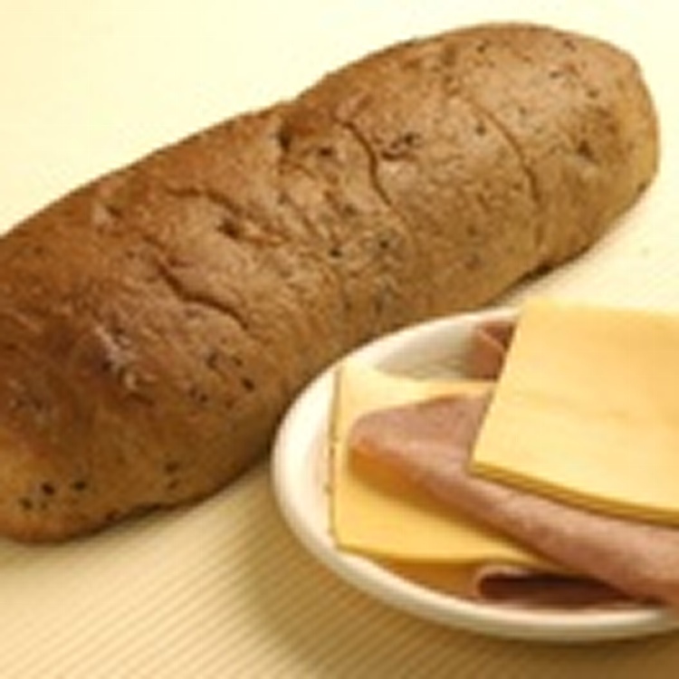 無油無糖全麥麵包 - 素火腿起士