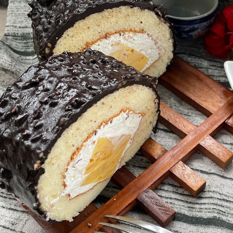 【札幌奶凍】金沙巧克力蛋糕捲&奶凍捲