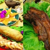 蝦餅+鹹豬肉+醉雞腿 ~五福臨門~八四折 特價：$528