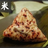 創意手工養生紅麴肉粽 採用穀盛紅麴米,安全又好吃~ 特價：$25