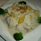 白醬嫩雞義大利麵(含麵) ~NEW~五折試吃價推出 重300g(+-5g)