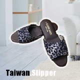 時尚室內拖鞋 - 抗滑靜音 - 低調灰豹