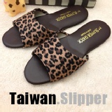 時尚室內拖鞋 - 抗滑靜音 - 狂野深豹紋