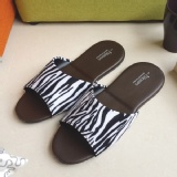 時尚室內拖鞋 - 抗滑靜音 - 時尚斑馬紋