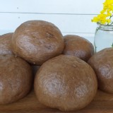 融岩巧克力小丸子饅頭6入(奶素) 特價：$100