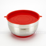 ~蘇珊烘培坊~不鏽鋼底部防滑加深打蛋盆/調理盆/攪拌盆/混和盆 配有蓋子